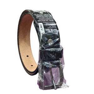 Black Bull Men's Classic Formal Leather Belt – Sleek Black