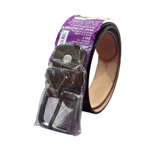 Black Bull Premium Men’s Leather Belt – Timeless Dark Brown