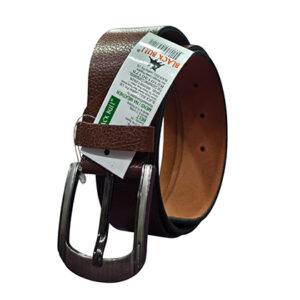 Black Bull Premium Leather Belt – Professional Brown Texture