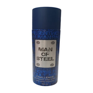Man of Steel Challenge Deodorant Body Spray for Men (200ml)