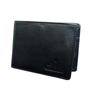 Adidas Men’s Classic Leather Bi-Fold Wallet – Timeless Sporty Elegance