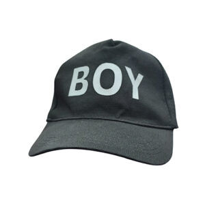 BOY London Iconic Snapback Baseball Cap – Black/White