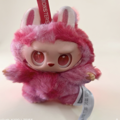 Labubu bunny plush keychain energy toy