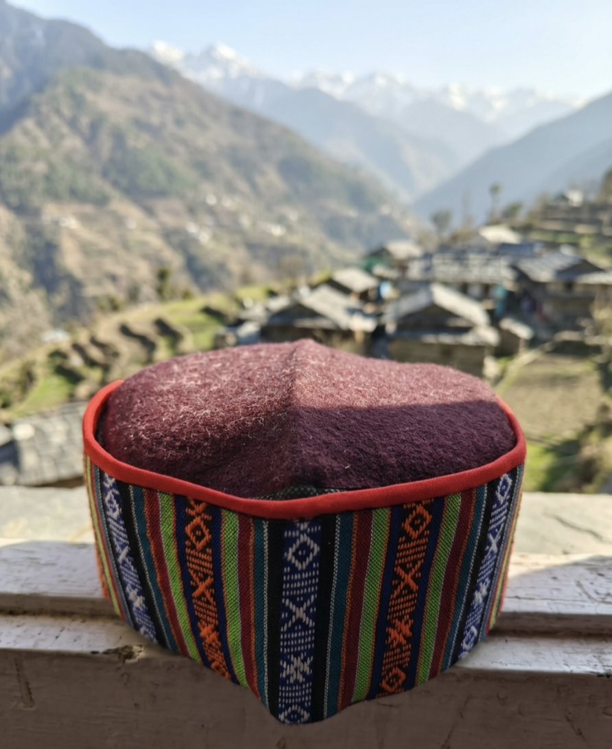 Himachali kullu patti cap