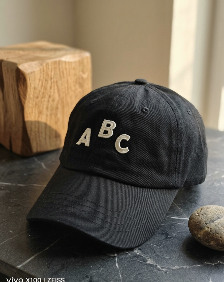 Baby soft cotton Balck cap