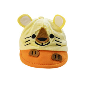 Yellow & Orange Baby Animal Cap with 3D Ears